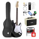 Donner DST-100B 39" Black Electric Guitar Kit