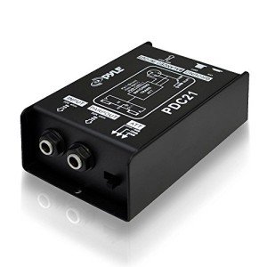 Pyle Passive DI Box for Guitar and Bass