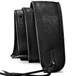 LEKATO Padded Leather Guitar Strap - 2.5" Wide