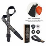 Nefelibata Adjustable Japan Print Guitar Strap