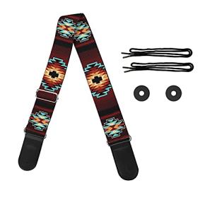Southwestern Aztec Print Guitar Straps for All Guitars