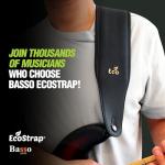 Basso ECO BASS 01 Adjustable Black Guitar Strap