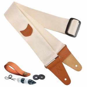Nefelibata Vintage Guitar Strap with Pick Pocket