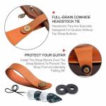 Nefelibata Vintage Guitar Strap with Pick Pocket