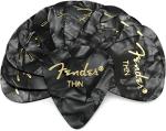 Fender 351 Thin Celluloid Guitar Picks, 12 Pack