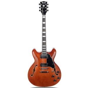 Redid RD-100 Semi-Hollow Electric Guitar, Brown