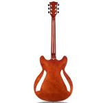 Redid RD-100 Semi-Hollow Electric Guitar, Brown