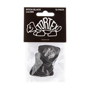 Dunlop Tortex Pitch Black Picks, 1.14mm, 12 Pack