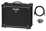 Boss Katana-50 50W Guitar Combo Amp Bundle