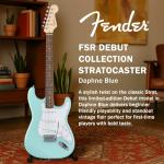 Fender Squier Stratocaster Electric Guitar Bundle - Daphne Blue