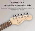 Fender Squier Stratocaster Electric Guitar Bundle - Daphne Blue