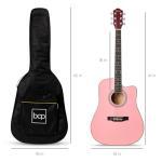 41-Inch Pink Beginner Acoustic Guitar Starter Set