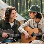 Qivorimith Guitar Strap with Picks and Holders