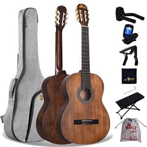 Winzz 39-Inch Brown Classical Guitar for Beginners