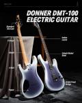 Donner DMT-100 Gradient Violet Electric Guitar Kit