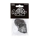 Jim Dunlop 412P1.35 Sharp Black Picks, 12-Pack