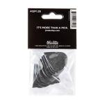 Jim Dunlop 412P1.35 Sharp Black Picks, 12-Pack