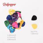 Redpepper Guitar Picks Set – 32 Colorful Plectrums