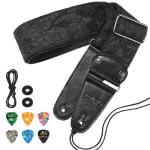 LEKATO Floral Guitar Strap with Padded Comfort