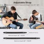 LEKATO Floral Guitar Strap with Padded Comfort