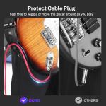 LEKATO Floral Guitar Strap with Padded Comfort