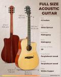 Fesley X 41" Acoustic Guitar Kit for Beginners