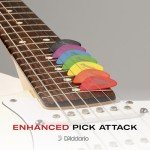 D'Addario DuraGrip Guitar Picks – 10-Pack, 0.70mm