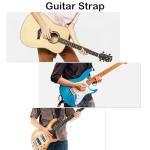 4-Pack Adjustable Guitar Straps for Bass & Acoustic
