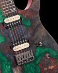 Leo Jaymz Monsoon Deluxe Electric Guitar, Green