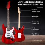 Beginner Electric Guitar Starter Kit - Cherry Red