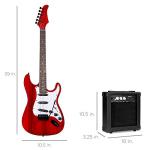 Beginner Electric Guitar Starter Kit - Cherry Red