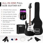Beginner Electric Guitar Starter Kit - Jet Black