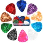 60Pack Colorful Guitar Picks with Organizer Box