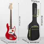 Muscab Waterproof Bass Guitar Backpack Gig Bag