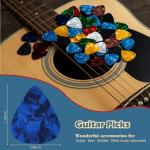 60Pack Colorful Guitar Picks with Organizer Box