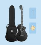 Natasha 38-inch Carbon Fiber Acoustic Guitar - Black