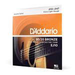 D'Addario 80/20 Bronze Acoustic Guitar Strings 10-47