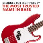 Fender Squier Precision Bass Guitar, Dakota Red