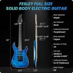 Fesley 39" Solid Body Electric Guitar Kit