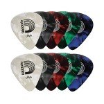 D'Addario Celluloid Guitar Picks - Assorted 10-Pack