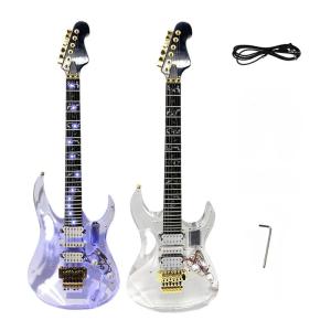 Yinfente 39-Inch Electric Guitar Kit with LED Lights