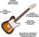 Fender Squier Telecaster Electric Guitar for Beginners