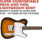 Fender Squier Telecaster Electric Guitar for Beginners