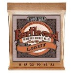 Ernie Ball Earthwood Light Acoustic Guitar Strings 11-52