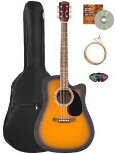 Fender FA Series Dreadnought Acoustic-Electric Guitar Bundle