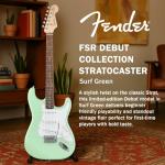 Fender Squier Stratocaster Surf Green Guitar Bundle