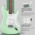 Fender Squier Stratocaster Surf Green Guitar Bundle