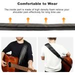 Philicoco Adjustable Padded Leather Guitar Strap