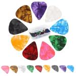 Aolfior 21-Pack Guitar Picks with Storage Box