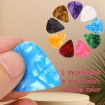 Aolfior 21-Pack Guitar Picks with Storage Box